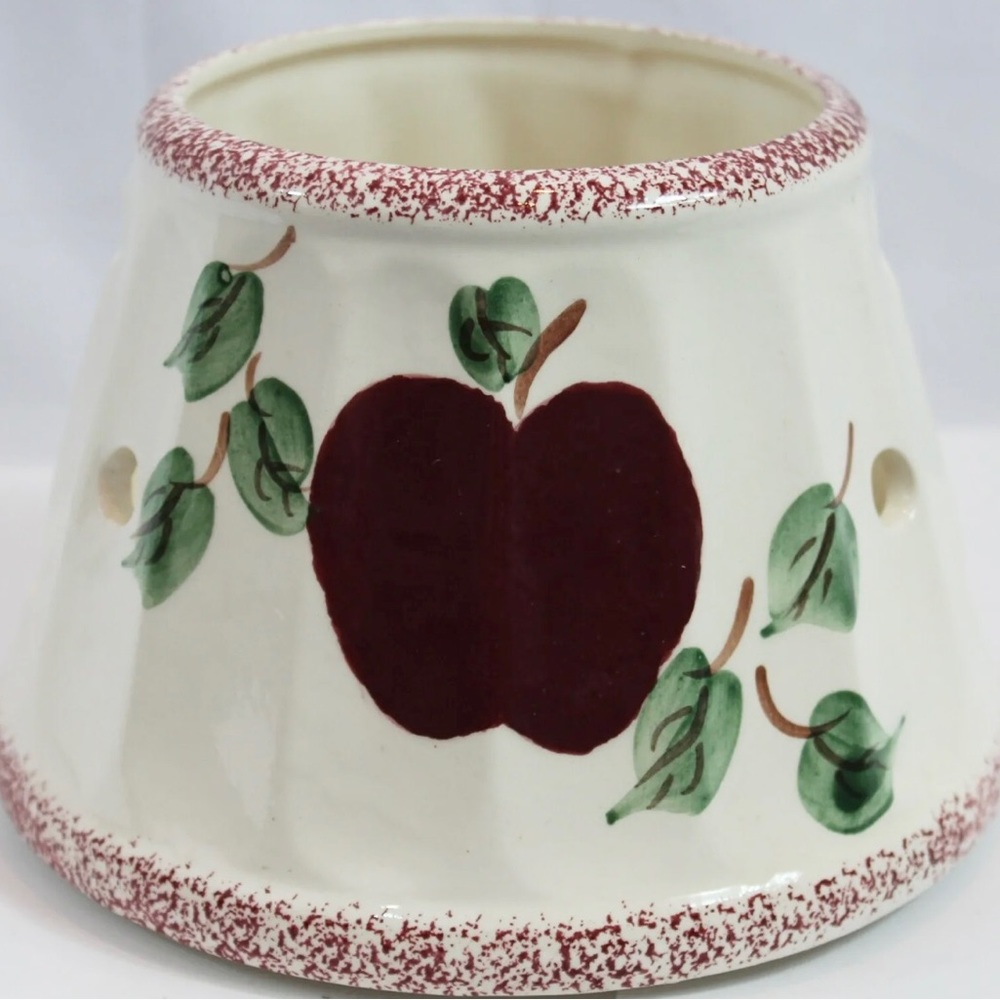 Large Apple Candle Jar Shade Topper